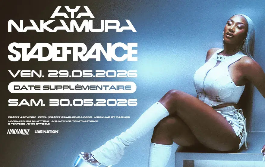 Place pour le concert de Aya Nakamura (STADE DE FRANCE)